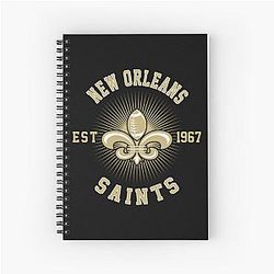 New Orleans Saints Spiral Notebook