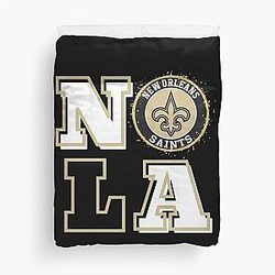 Art New Orleans Saints Duvet Cover