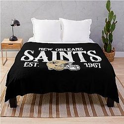 New Orleans Saints Throw Blanket