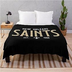 Art New Orleans Saints Throw Blanket