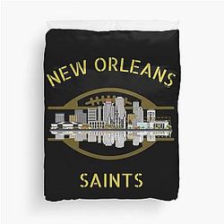 Art New Orleans Saints Duvet Cover