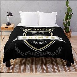 Art New Orleans Saints Throw Blanket