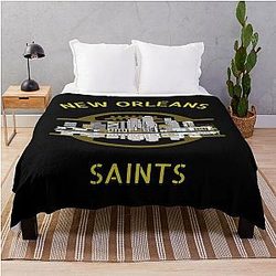 Art New Orleans Saints Throw Blanket