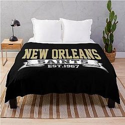 Art New Orleans Saints Throw Blanket