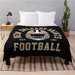 Art New Orleans Saints Throw Blanket