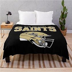 Art New Orleans Saints Throw Blanket