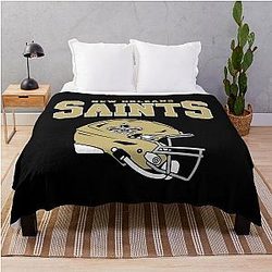 Art - New Orleans Saints Throw Blanket