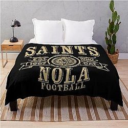 Art New Orleans Saints Throw Blanket