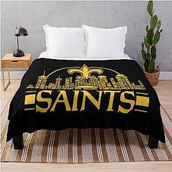 Art New Orleans Saints Throw Blanket