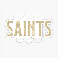 Art in New Orleans Saints Sticker