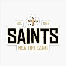Art New Orleans Saints Sticker
