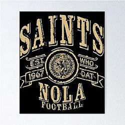 Art New Orleans Saints Poster