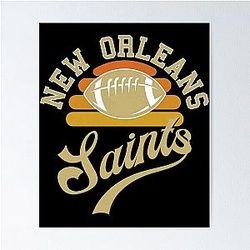 Art New Orleans Saints Poster