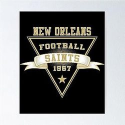 Art New Orleans Saints Poster