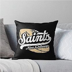 Art New Orleans Saints Throw Pillow