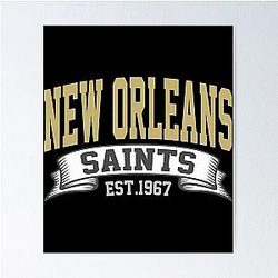 Art New Orleans Saints Poster