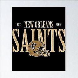 Art New Orleans Saints Poster