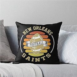 Art for New Orleans Saints Throw Pillow
