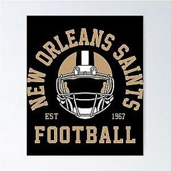 Art New Orleans Saints Poster