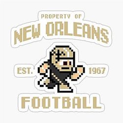 Art for New Orleans Saints Sticker