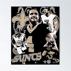 Art New Orleans Saints Poster