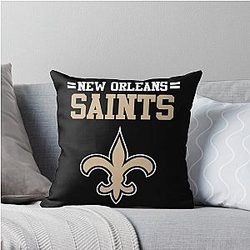 New Orleans Saints Throw Pillow