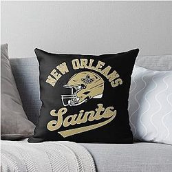 New Orleans Saints Throw Pillow