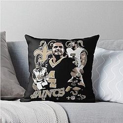Art New Orleans Saints Throw Pillow