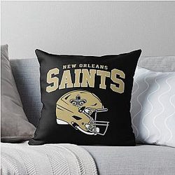 Art for New Orleans Saints Throw Pillow