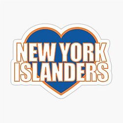New York Islanders Heart Sticker