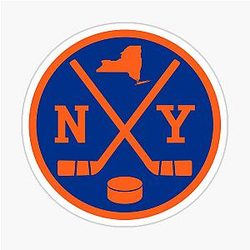 Retro New York Hockey Vintage NY Sticker