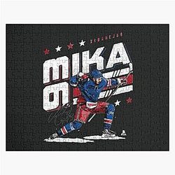 Mika Zibanejad New York Hockey Jigsaw Puzzle