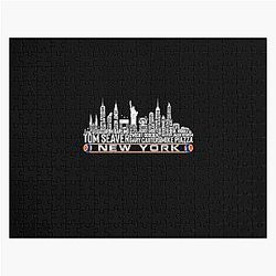 New York Baseball Team All Time Legend New York City Skyline Jigsaw Puzzle