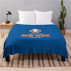 New York Islanders Hockey Throw Blanket