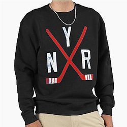 Classic Sweatshirt T-Shirt New York Rangers Blue Pullover