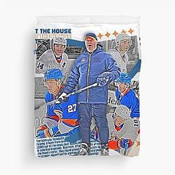 New York Hockey Team Design Duvet Cover