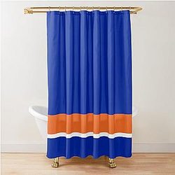 New York Islanders Home Jersey Colors Shower Curtain