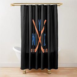 Hockey New York Islanders White Classic T-Shirt Curtain