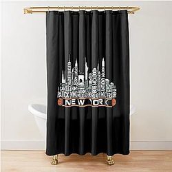 Art for New York Knicks Shower Curtain