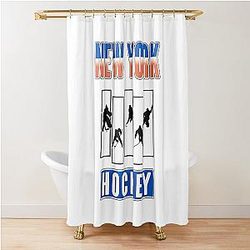 New York hockey Shower Curtain