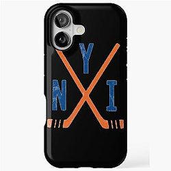 Hockey New York Islanders White Classic iPhone Case