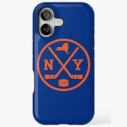 Retro New York Hockey Emblem Vintage NY Phone Case