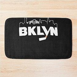 Brooklyn Islanders New York T Shirt Bath Mat