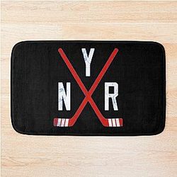 Original Six New York Rangers Classic Blue T-Shirt Bath Mat