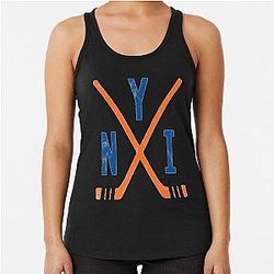 Hockey New York Islanders White Classic Tank Top