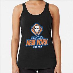 Art by New York Islanders Racerback Tank Top