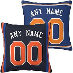 New York Pillow Customized Any Name Number Personalized Throw Pillow for Men Youth
