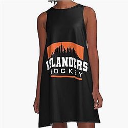 New York Islanders A Line Dress