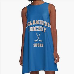 New York Islanders Hockey A-Line Dress