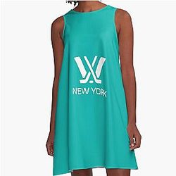 Professional women's hockey team A-Line Dress